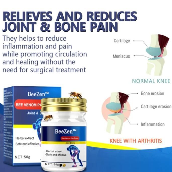 BeeZen Bee Venom Joint and Bone Therapy Advanced Cream 50gm (Pack Of 2)