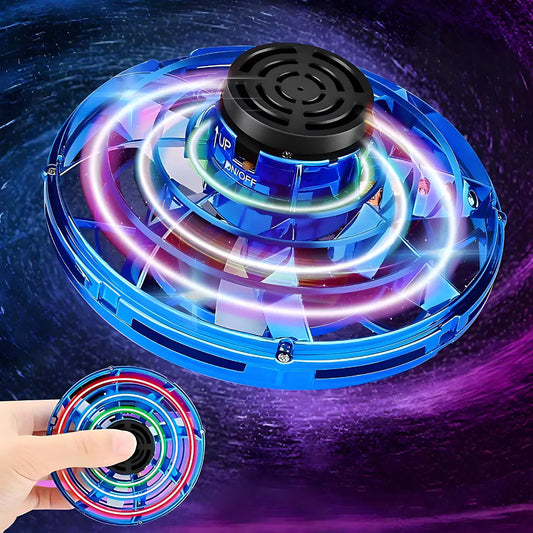 Hand Spinner Fingertip Upgrade | Mini UFO Drone Flying Spinner | Gyro Flying Spinner Decompression Toy for Adults & Kids