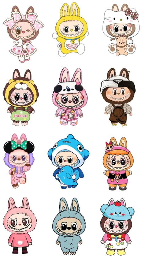 Uniquedotkart Labubuu The Monster Doll - 16 cm  (Multicolor)